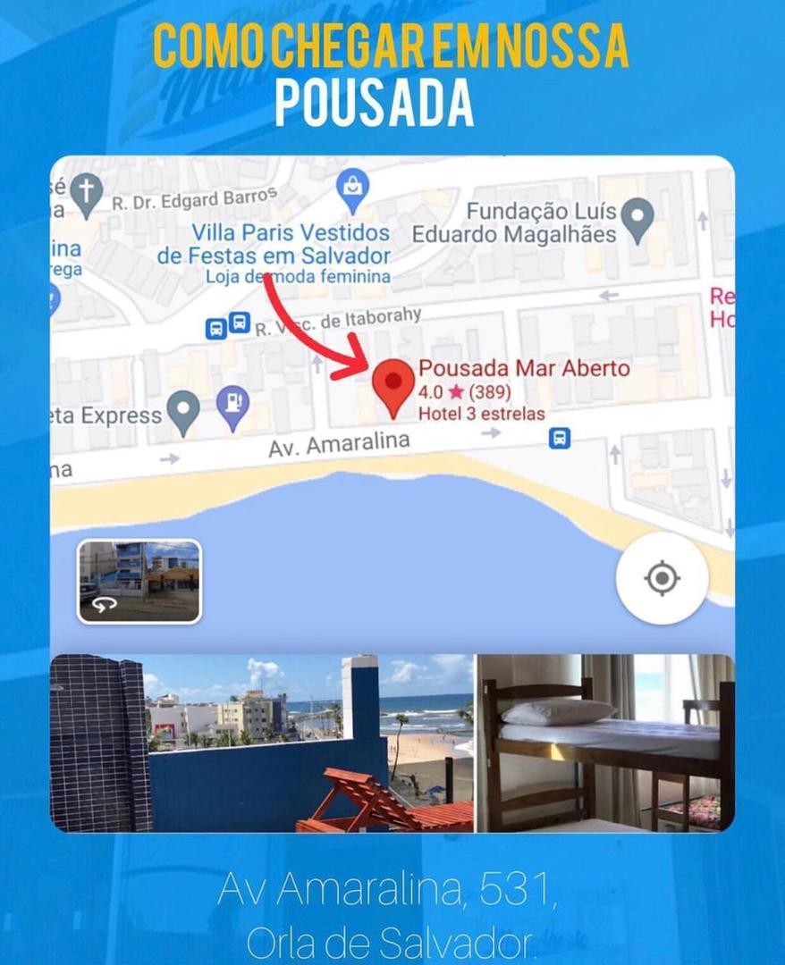 Pousada Mar Aberto Salvador Exterior photo